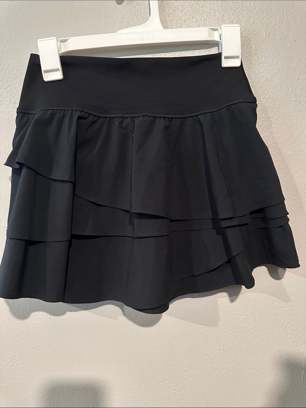 OFFLINE Women's Black Tiered Ruffle Skater Skirt